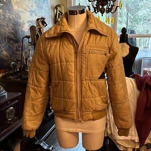 Vintage 1970’s Western Star Sz M Tan Quilted Jacket GVC